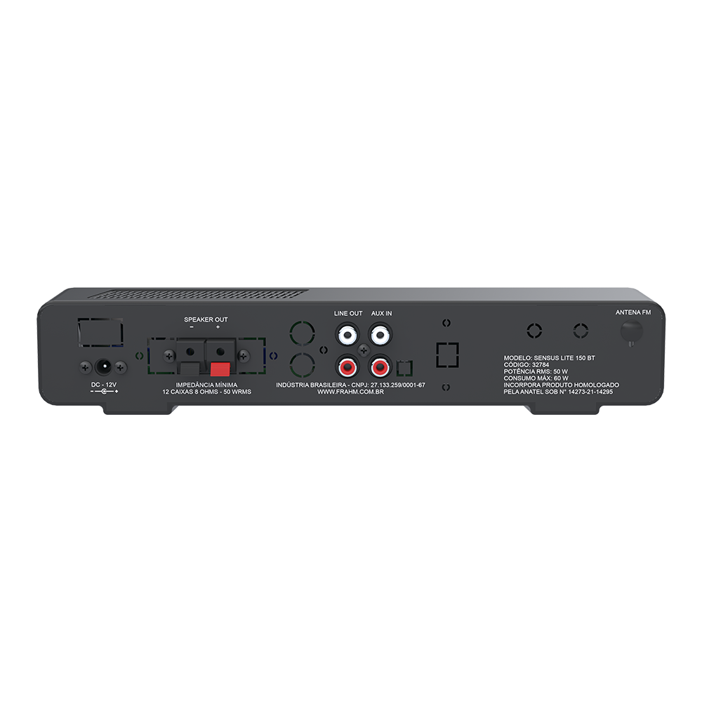 Amplificador Frahm Sensus Lite 150 BT - Imagem 12